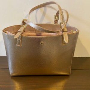 Tory Burch rose gold purse